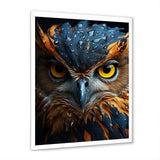 Brown Owl Animal Portrait - Owl Wall Decor