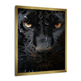 Black White Panther Abstract Encounter - Panther Wall Art Prints