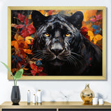 Panther Elusive Panther Collage - Panther Living Room Wall Art