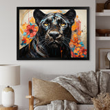 Panther Elusive Panther Geometric - Panther Bedroom Wall Art