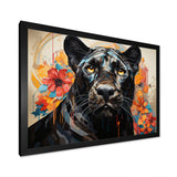 Panther Elusive Panther Geometric - Panther Bedroom Wall Art