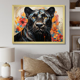 Panther Elusive Panther Geometric - Panther Bedroom Wall Art