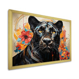 Panther Elusive Panther Geometric - Panther Bedroom Wall Art