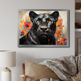 Panther Elusive Panther Geometric - Panther Bedroom Wall Art