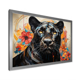 Panther Elusive Panther Geometric - Panther Bedroom Wall Art