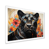 Panther Elusive Panther Geometric - Panther Bedroom Wall Art
