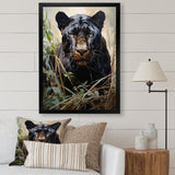 Panther En Plein Air - Panther Canvas Wall Art