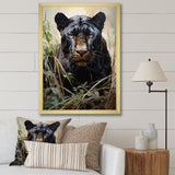 Panther En Plein Air - Panther Canvas Wall Art