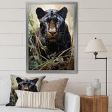 Panther En Plein Air - Panther Canvas Wall Art