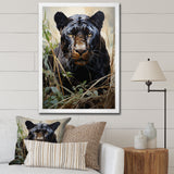 Panther En Plein Air - Panther Canvas Wall Art