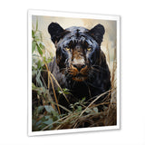 Panther En Plein Air - Panther Canvas Wall Art