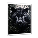 Black White Panther Contrasting Patterns - Panther Canvas Wall Art