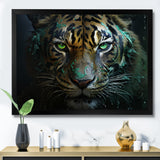 Black White Panther Eyes Of The Night - Panther Wall Art Prints