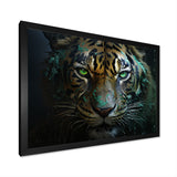 Black White Panther Eyes Of The Night - Panther Wall Art Prints