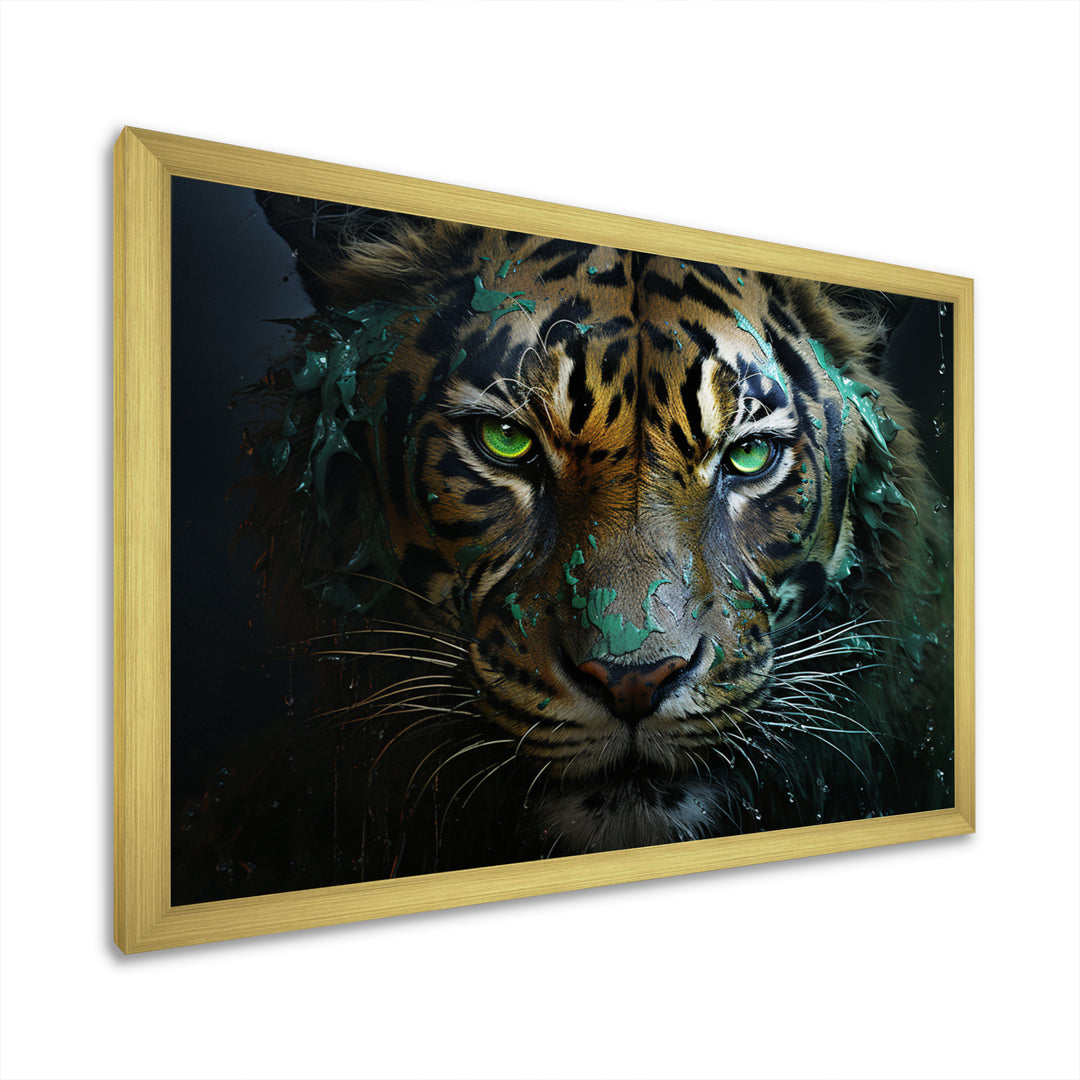 Black White Panther Eyes Of The Night - Panther Wall Art Prints