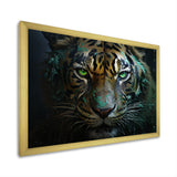 Black White Panther Eyes Of The Night - Panther Wall Art Prints