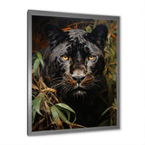Green Panther Impressionist Elegance - Panther Home Decor Art