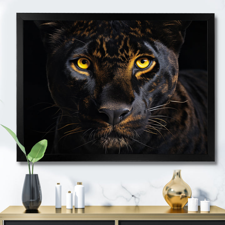 Black White Panther Majestic Panther - Panther Wall Decor
