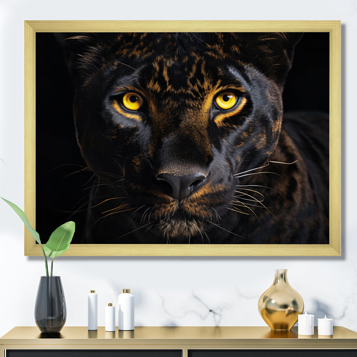 Black White Panther Majestic Panther - Panther Wall Decor