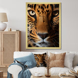 Brown Leopard Textures Of Strength - Panther Home Decor Art