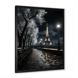 Parisian Moonlit Night II - Cityscapes Canvas Wall Art