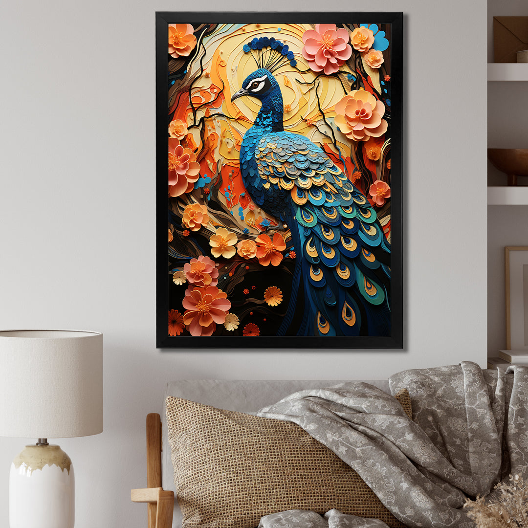 Peacock Collage Peacock Collage - Peacock Wall Decor
