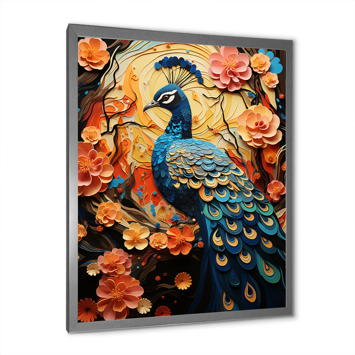Peacock Collage Peacock Collage - Peacock Wall Decor