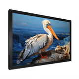 Grey Pelican Pelicans Perch - Pelican Home Decor Art