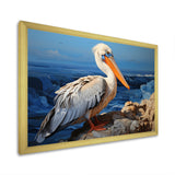 Grey Pelican Pelicans Perch - Pelican Home Decor Art