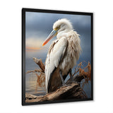 Grey Pelican Tranquil Waters Pelican - Pelican Bedroom Wall Art