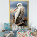Grey Pelican Tranquil Waters Pelican - Pelican Bedroom Wall Art