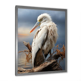 Grey Pelican Tranquil Waters Pelican - Pelican Bedroom Wall Art