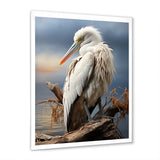 Grey Pelican Tranquil Waters Pelican - Pelican Bedroom Wall Art