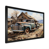 Farm Pickup Truck Elegance - Transportation Canvas Wall Art