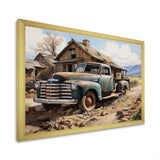 Farm Pickup Truck Elegance - Transportation Canvas Wall Art