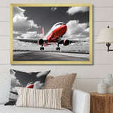 Grey Flight Of Dreams - Plane Canvas Wall Art
