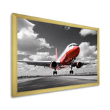 Grey Flight Of Dreams - Plane Canvas Wall Art