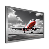 Grey Flight Of Dreams - Plane Canvas Wall Art