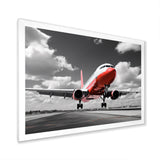 Grey Flight Of Dreams - Plane Canvas Wall Art