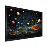 Colorful Planetary Palette II - Astronomy & Space Canvas Wall Art