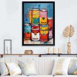 Pop Art Campbells Soup I - Fashion Canvas Wall Art