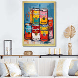 Pop Art Campbells Soup I - Fashion Canvas Wall Art