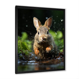 Rabbit Energetic Hopper - Rabbit Canvas Wall Art