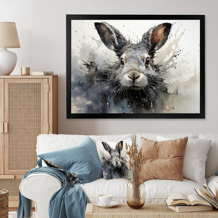 Minimalism Rabbit Energetic - Rabbit Wall Art Prints