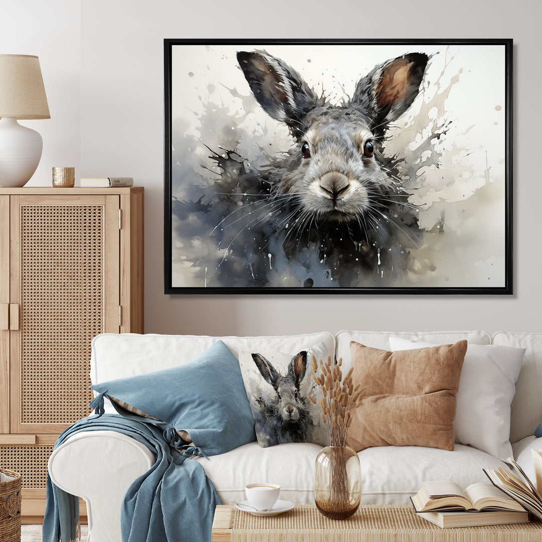 Minimalism Rabbit Energetic - Rabbit Wall Art Prints