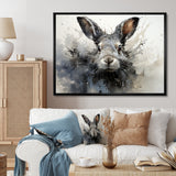Minimalism Rabbit Energetic - Rabbit Wall Art Prints