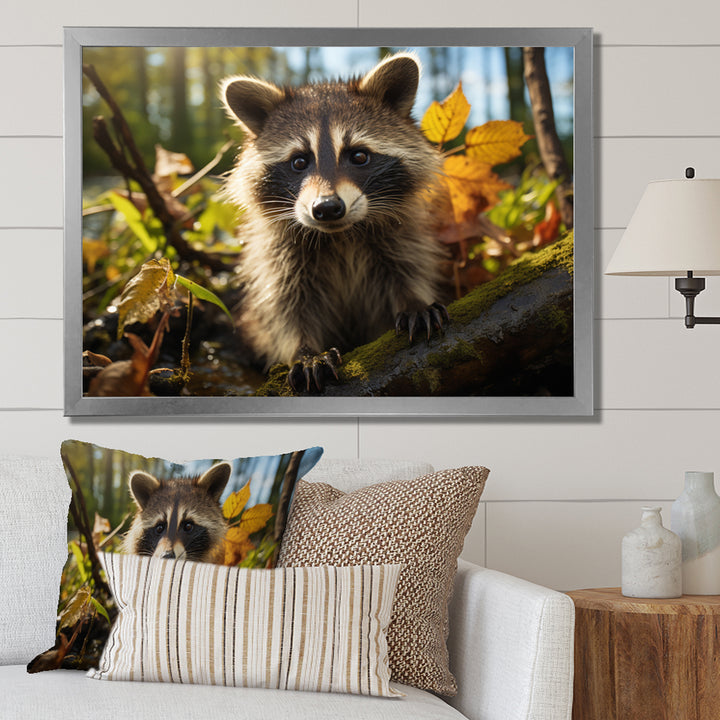 Raccoon Ultra - Raccoon Canvas Wall Art