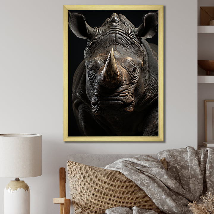 Rhinoceros Majestic Guardian - Rhinoceros Wall Art Prints