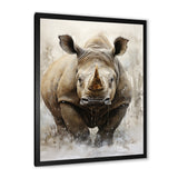 Rhinoceros Majestic Portrait - Gray Rhinoceros Wall Art
