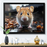 Curious Cute Rodent - Rodent Canvas Wall Art